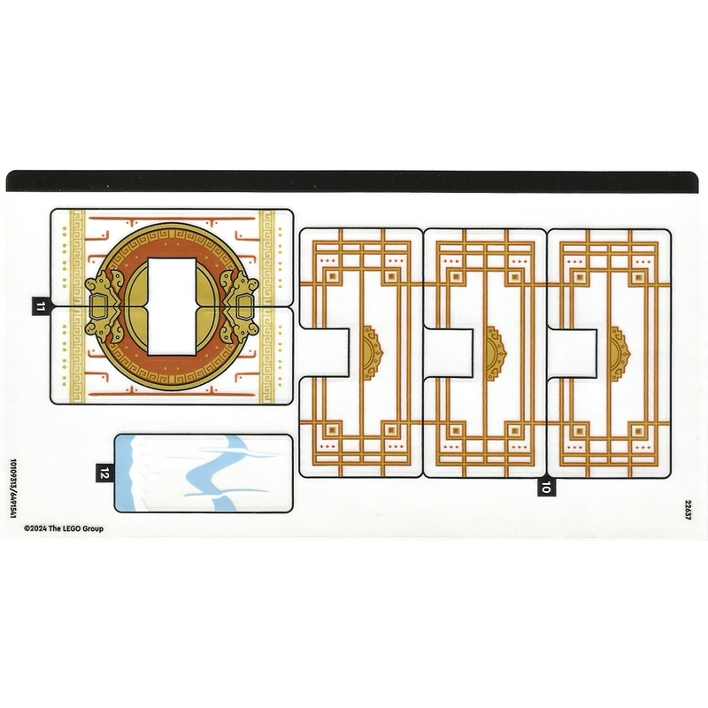 Lego Sticker Part 80058stk02 Sticker Sheet for Set 80058, Sheet 2 - (10109313/6491541)