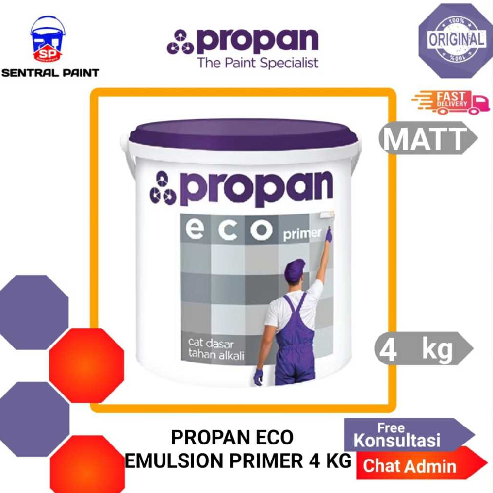 Cat Dasar Propan Eco Emulsion Alkali Resisting Primer 4 Kg - Cat Dasar Alkali