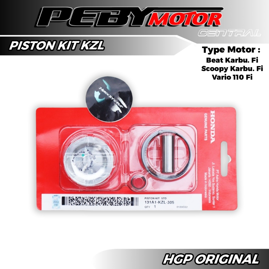 Seher Piston Kit Beat Scoopy Karbu Fi Vario 110 Fi ORIGINAL Resmi HGP