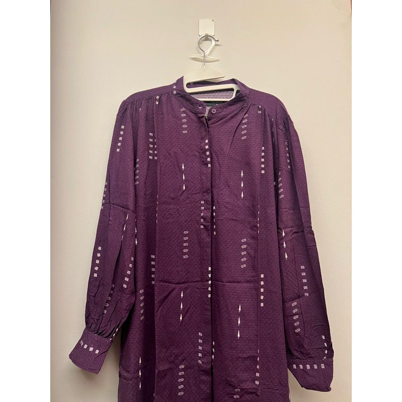 PRELOVED THENBLANK Pattern Slit Dress + SAV top