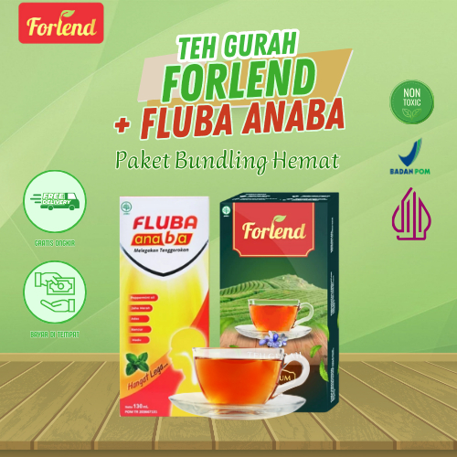 

[BUNDLING] FLUBA ANABA & TEH FORLEND - Membantu Meredakan Batuk & Hidung Tersumbat