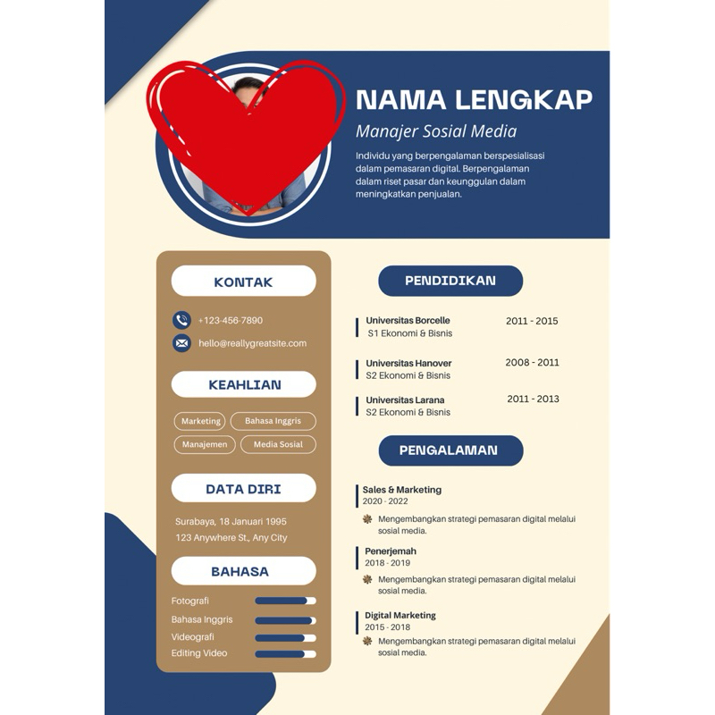 Jasa CV | Pembuatan CV Curriculum Vitae | Lulusan Baru Fresh Graduate