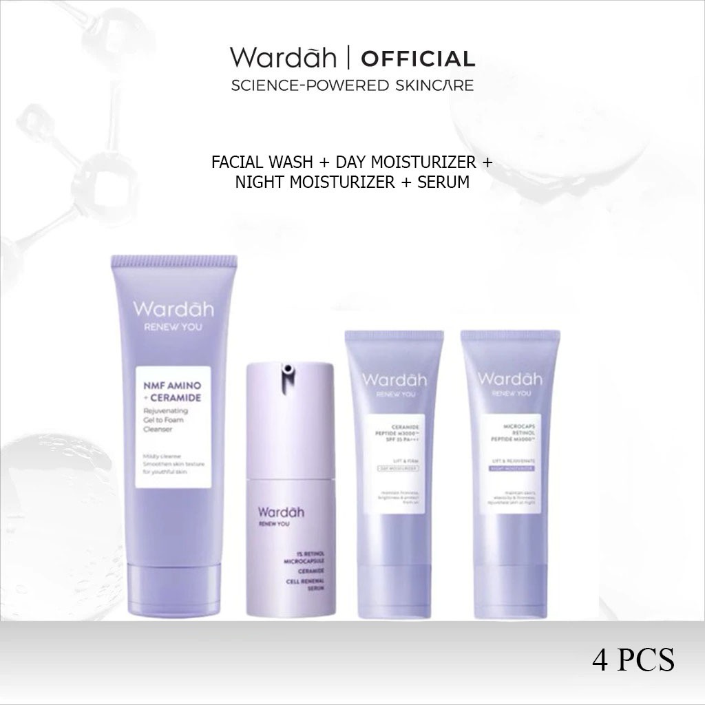 Wardah Paket Renew You B4 Item Kecil Wardah Renew You Anti Aging Wardah Original