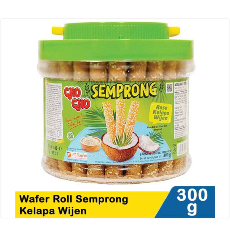 

Cho cho wafer roll semprong kelapa wijen 300 g