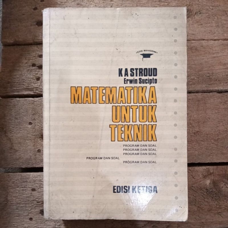 Buku Matematika Untuk Teknik Edisi Ketiga By KA Stroud Original
