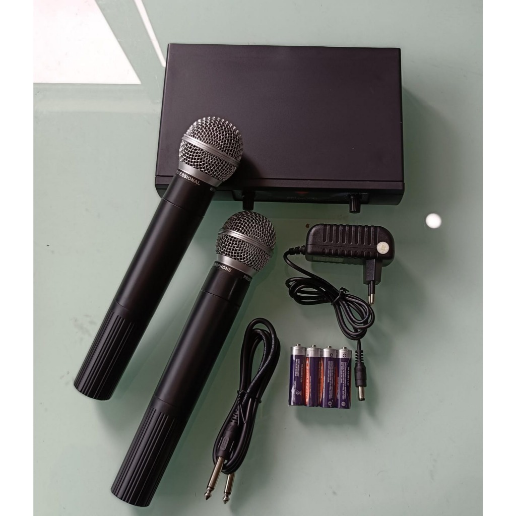 [posin store] Microphone Wireless KENWOOD KW 99 PRO / MICROPHONE KENWOOD KW 99-PRO DOUBLE MICROPHONE