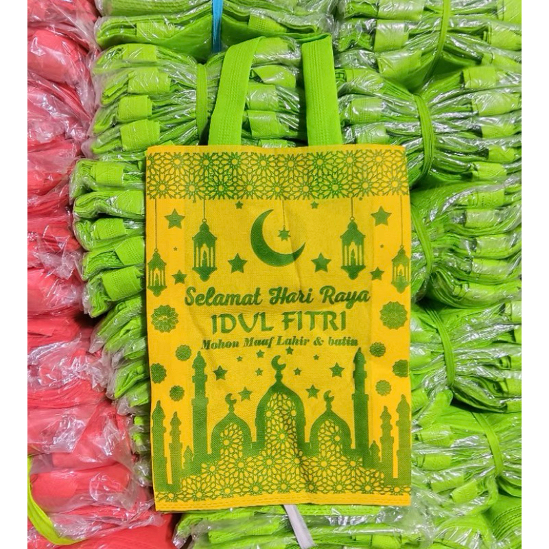 

1 lusin Goodi Bag Idul Fitri Tas lebaraan 25x35