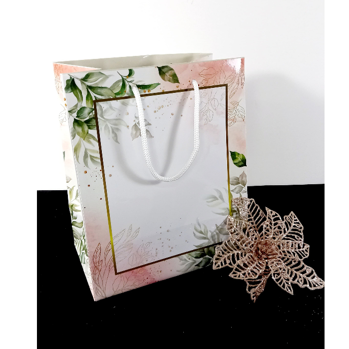 

Paperbag Motif Elegant Flower Uk 18 x 11 x Tinggi 22 cm
