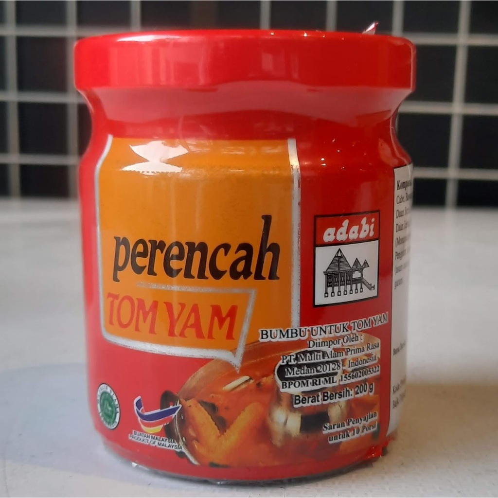 

Bumbu Tom Yam Adabi | Perencah Tom Yam 200g Untuk 10 Porsi