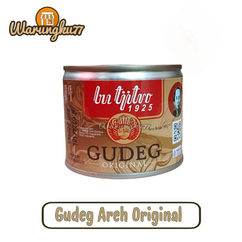 

Gudeg Kaleng Bu tjitro Areh original [210 gr]-Makanan Khas Jogja-Spesial Promo Free Packing Bubble Wrap