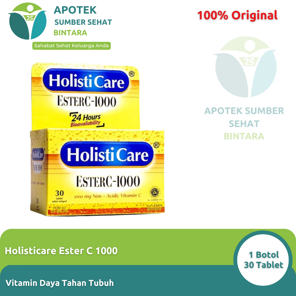 [1000 mg] Holisticare Ester C 1000 mg - 30 Tablet