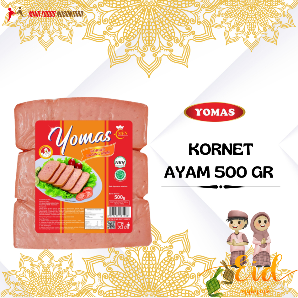 

YOMAS KORNET - KORNET DAGING AYAM 500GR