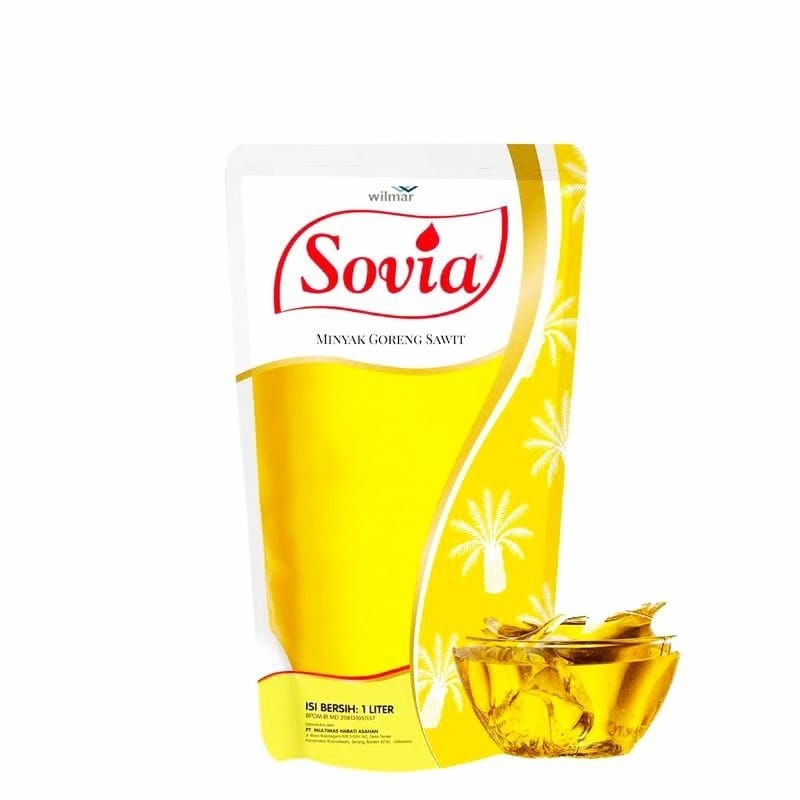 

Sovia Wilmar 1L x 2Dus (1Dus Isi 12 Pouch) Minyak Goreng Berkualitas