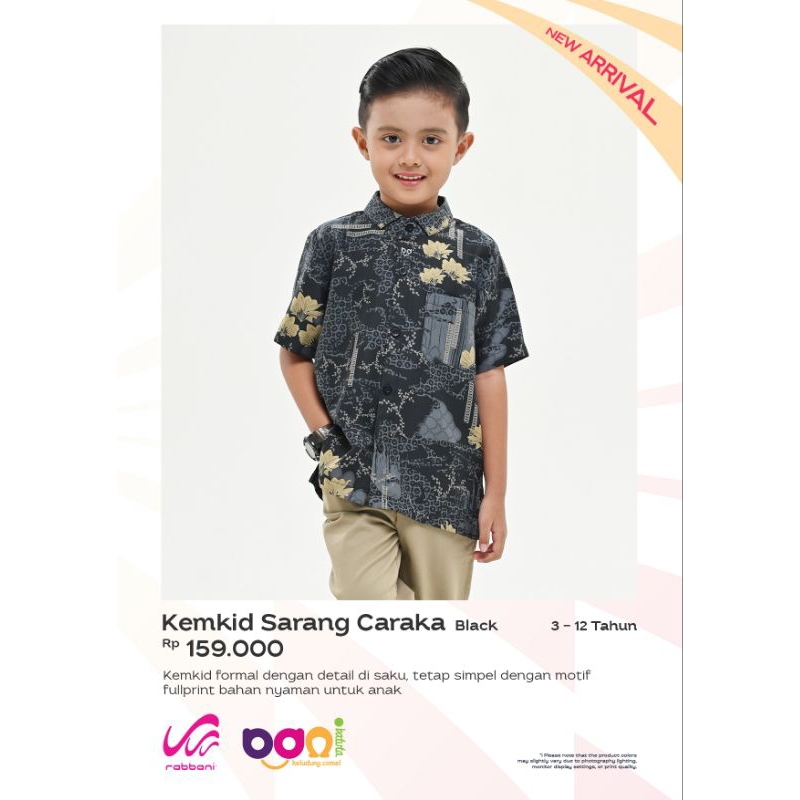 Diskon Koko anak Rabbani|Kemkid Sarang Caraka|Set koko Muslim anak Rabbani