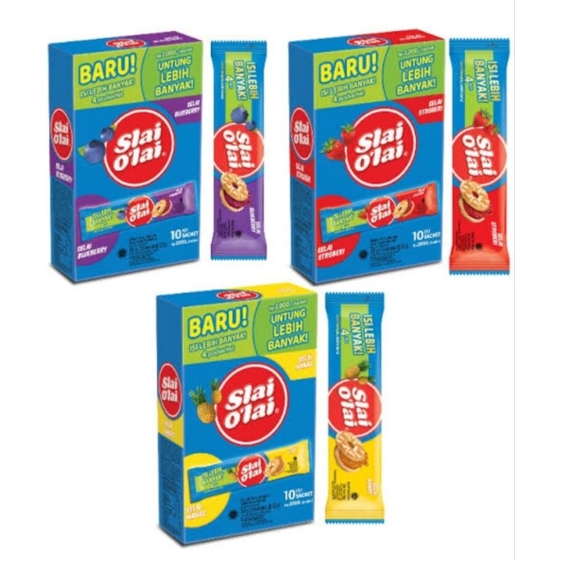 

Slai Olai Box isi 10 Sachet @ 32 gram