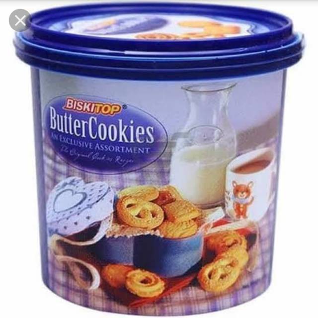 

biskipot butter cookies 370 gr 1 dus isi 6 pcs timba