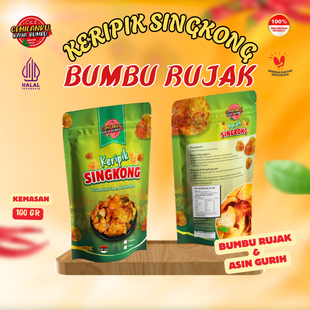 

Cemilanku - Keripik Singkong Bumbu Rujak