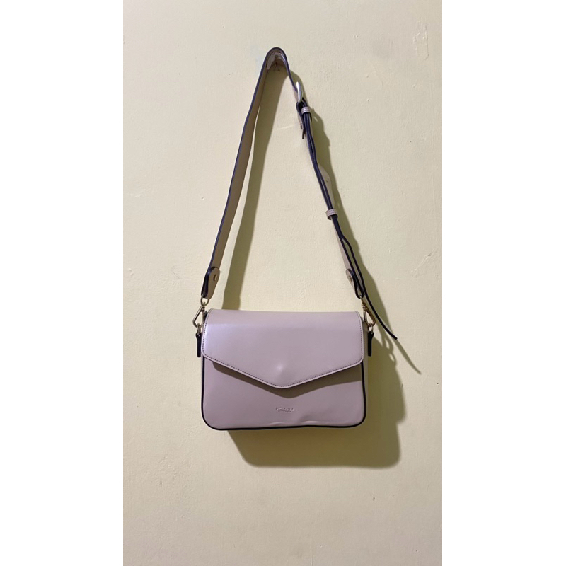Preloved Tas Selempang Mclanee Timeless Chic Nude