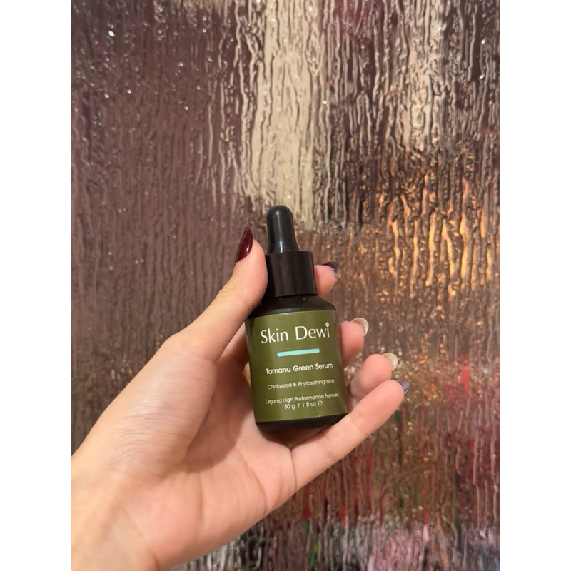 skin dewi tamanu green serum