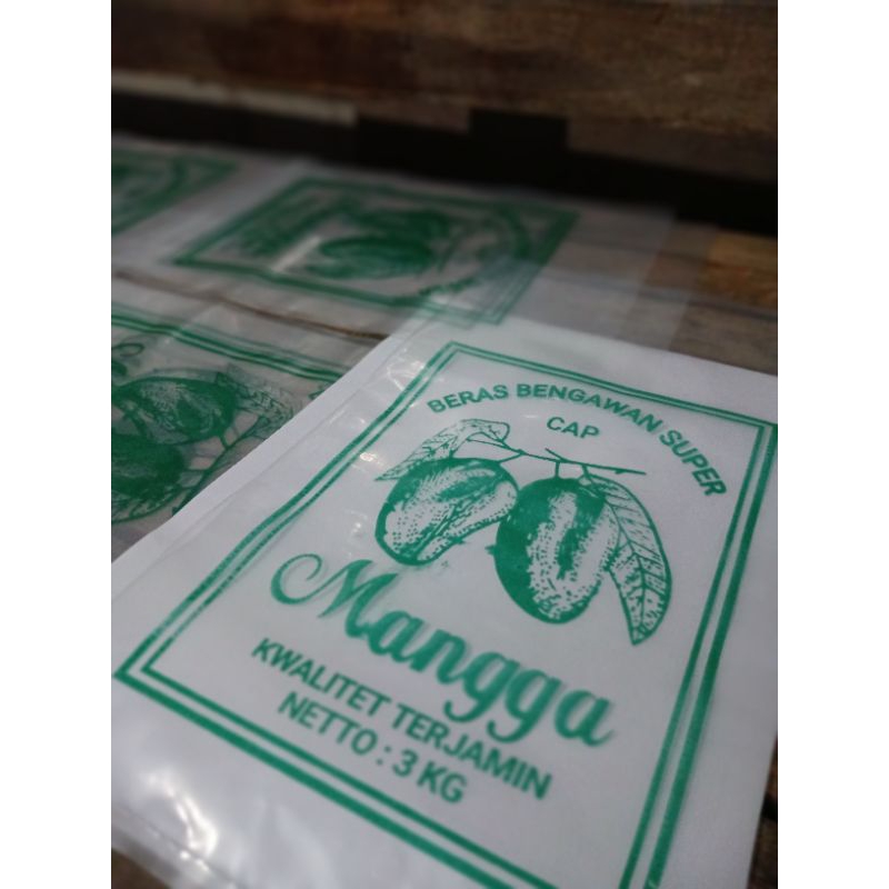 Plastik Beras Zakat 3kg/isi 50 Pcs/Plastik Kemasan Beras Zakat Idul Fitri/Plastik Beras Sablon/FREE 