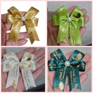 

1 Buah Pita Idul Fitri | Pita Hampers Siap Pakai