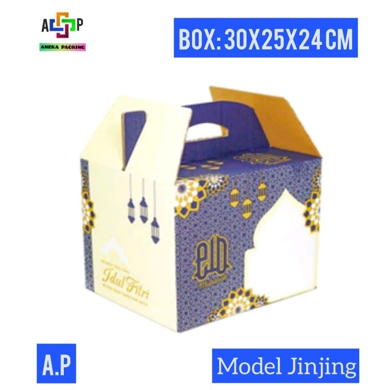 

Box Jinjing 30x25x24cm / Parcel/ Lebaran/Kardus/Hampers/idul Fitri