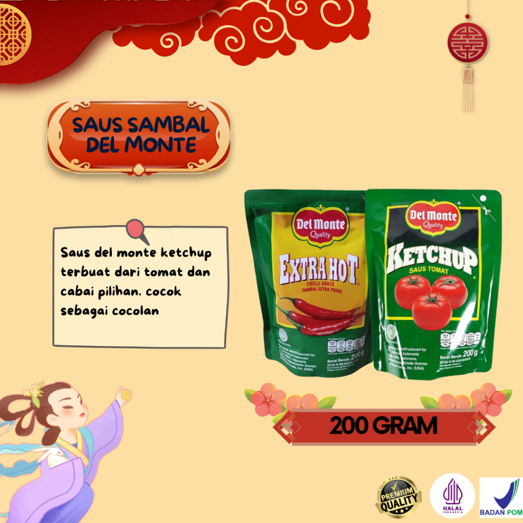 

Saus Sambal Extra Hot | Tomat Delmonte [200 Gram]