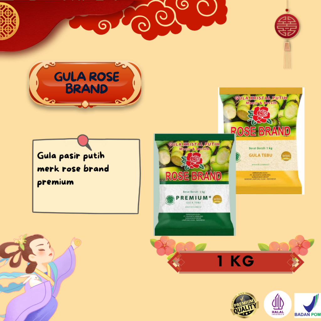 

Rose Brand Gula Pasir Premium / Gula Tebu