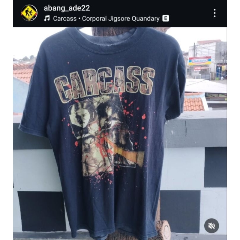 TSHIRT MUSIC CARCASS