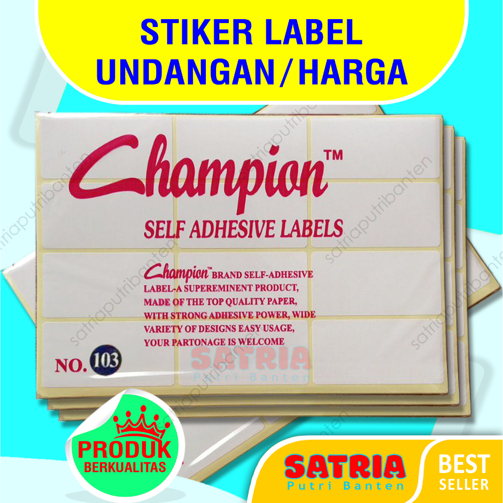 

Stiker Label Undangan / Tempelan Harga No.103