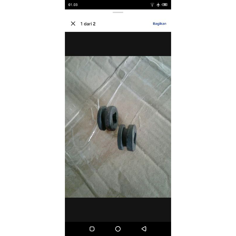 karet batok lampu depan rx king ori