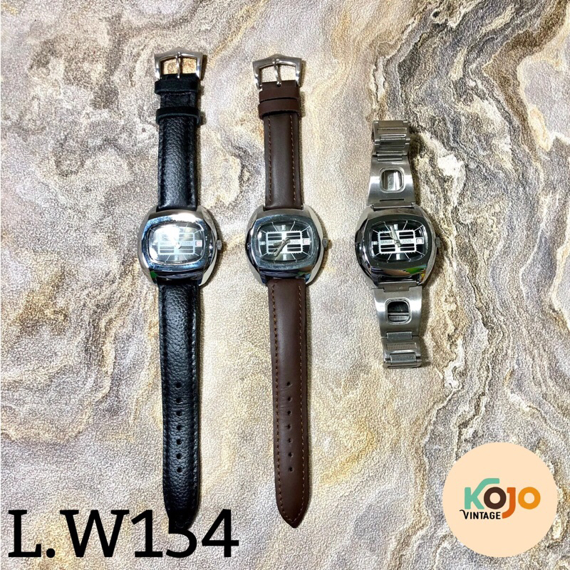 Jam Tangan Pria Garuda Vintage Solar Energy Grafis One Jewels Swiss