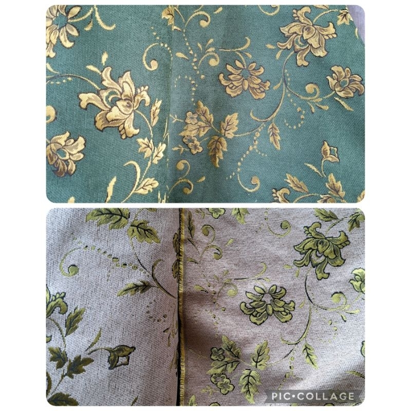 Kain Sofa Chenil Motif Bunga Cerah - Bahan Kursi Sofa Meteran - Kain Kursi Sofa Timbul