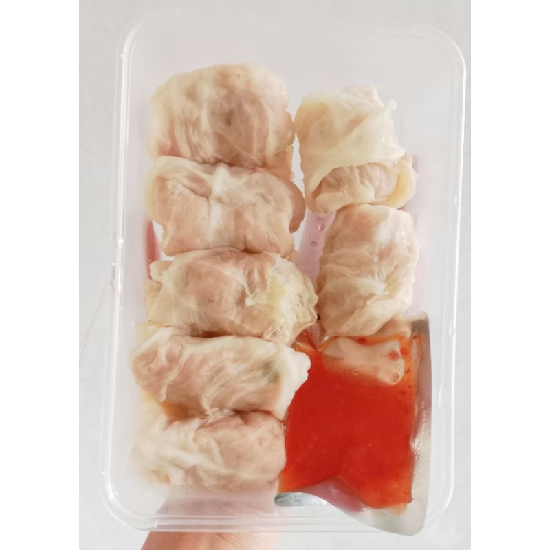 

Siomay Kubis Ayam include saos bangkok