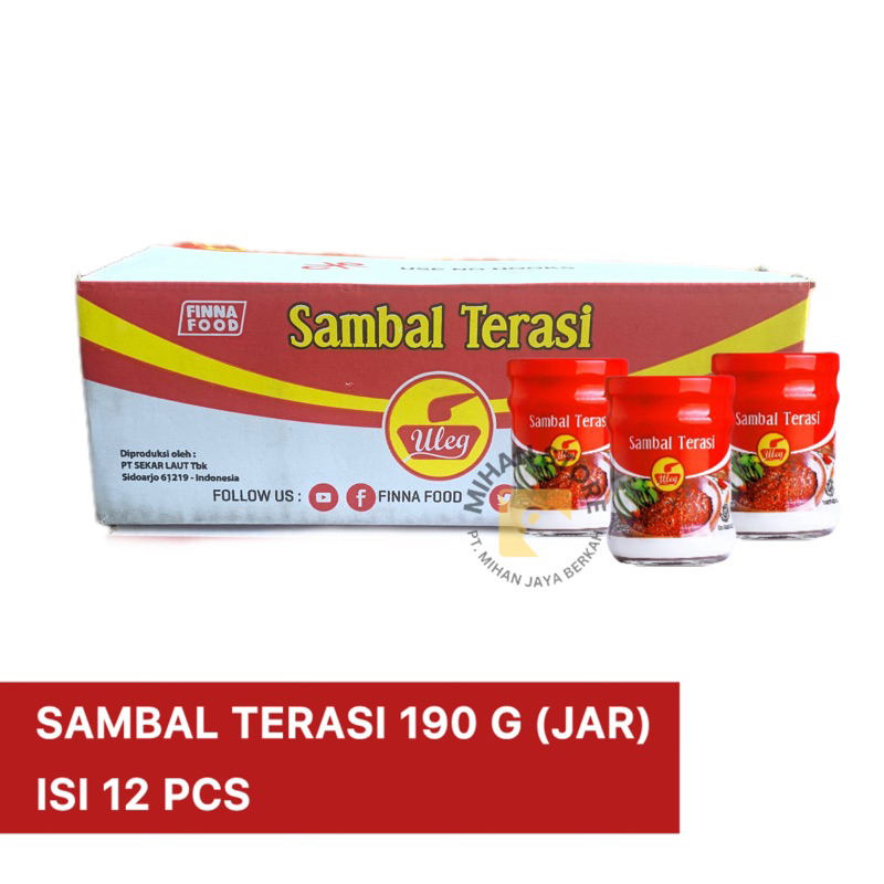 

FINNA Sambal Terasi 190g Jar (Karton)