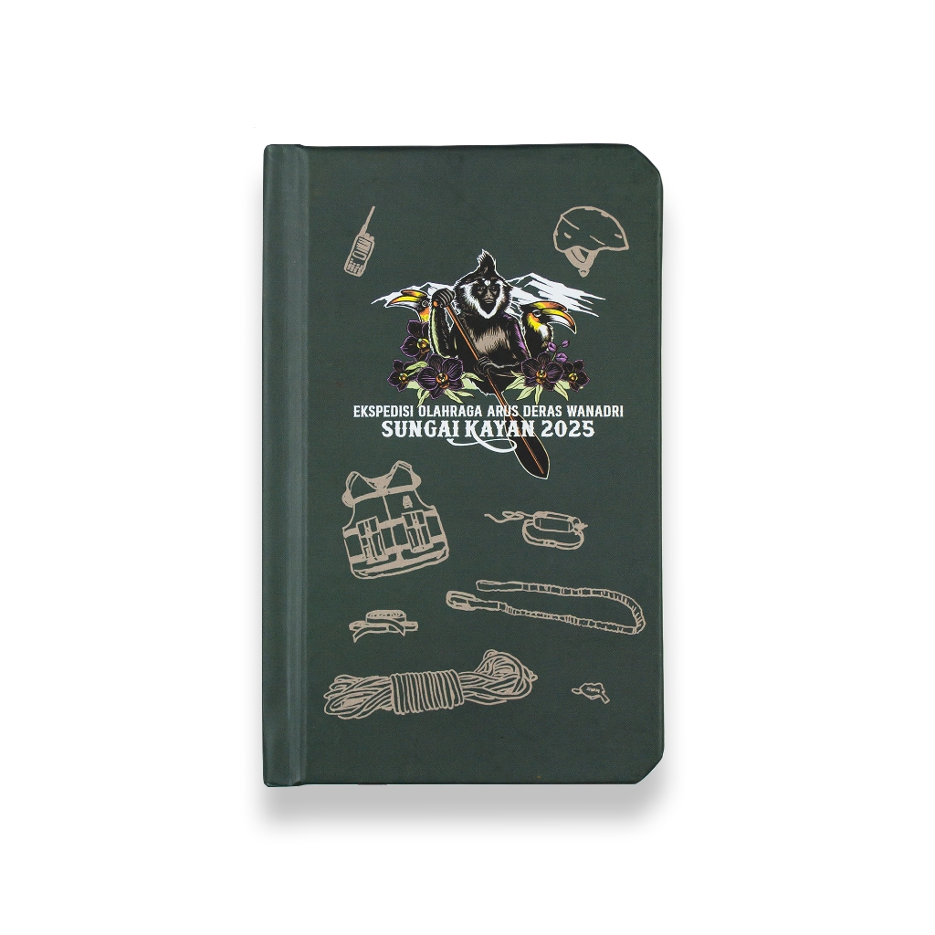 

Buku Catatan A6 EKSPEDISI KAYAN-DARK GREEN navdar koperasi wanadri