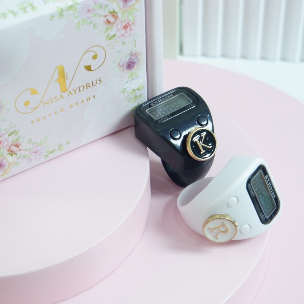 Nisa Aydrus - Tasbih Digital Cincin Amira Inisial LED Cantik