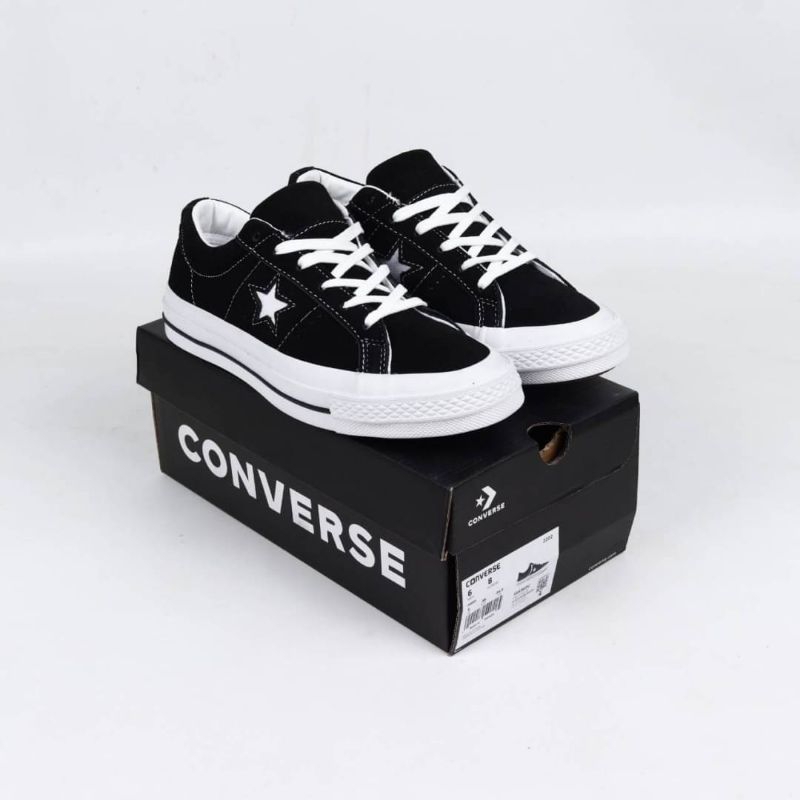 Converse One Star Ox Black White