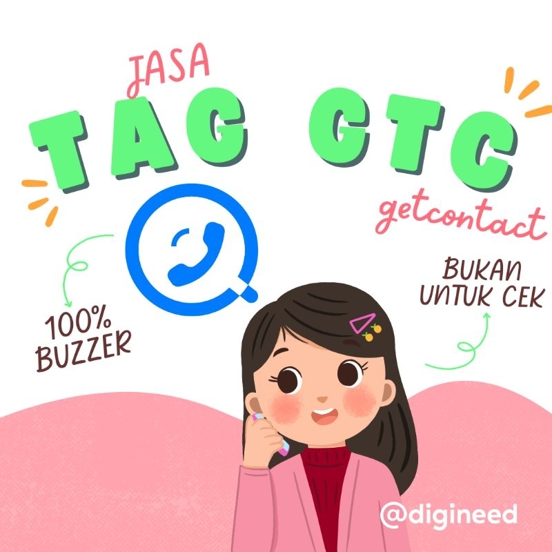 

Jasa TAG nama getcontact tambah tag gtc penanda nama tagar