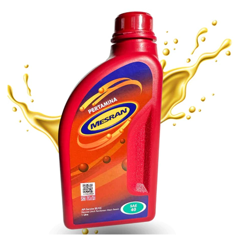 Oli Mesran SAE 40 1Liter/Oli mesin motor Bebek 4Tak