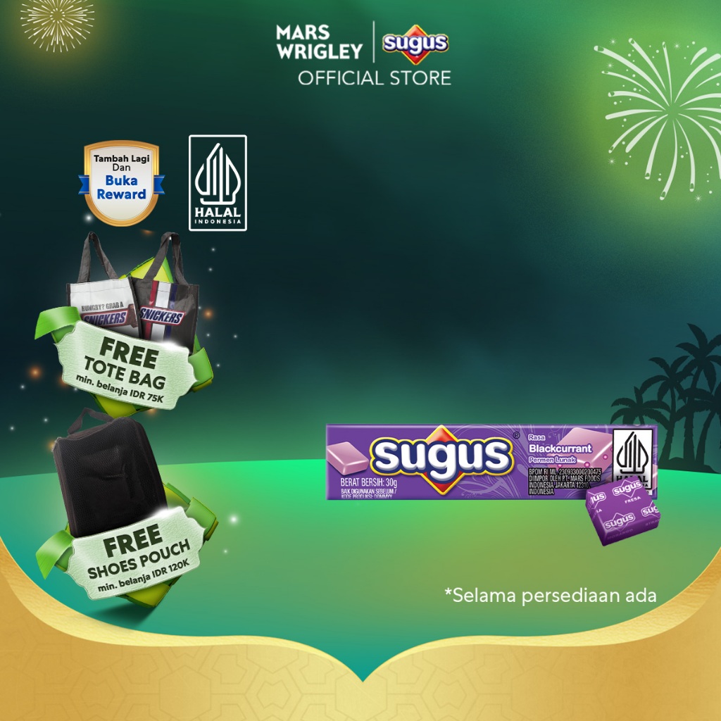 

SUGUS Stick Blackcurrant 30g