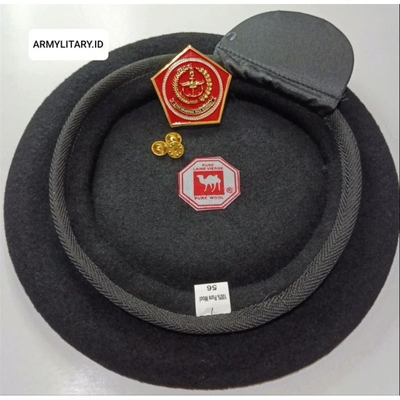 TOPI BARET DAN EMBLEM BARET MABES TNI