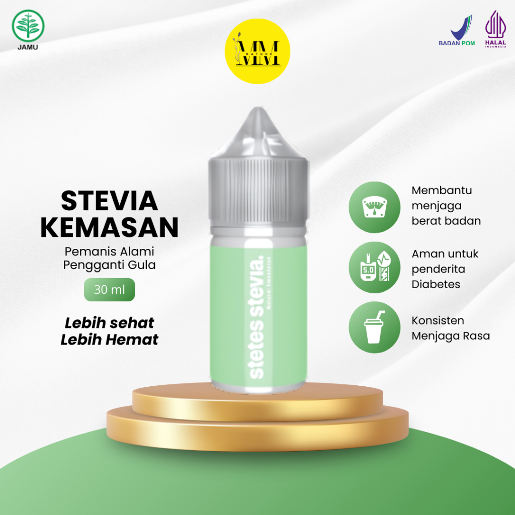 

Stetes Stevia Cair Tetes Original 30 ml Pemanis Alami Penderita Diabetes Darah Tinggi 0 Kalori