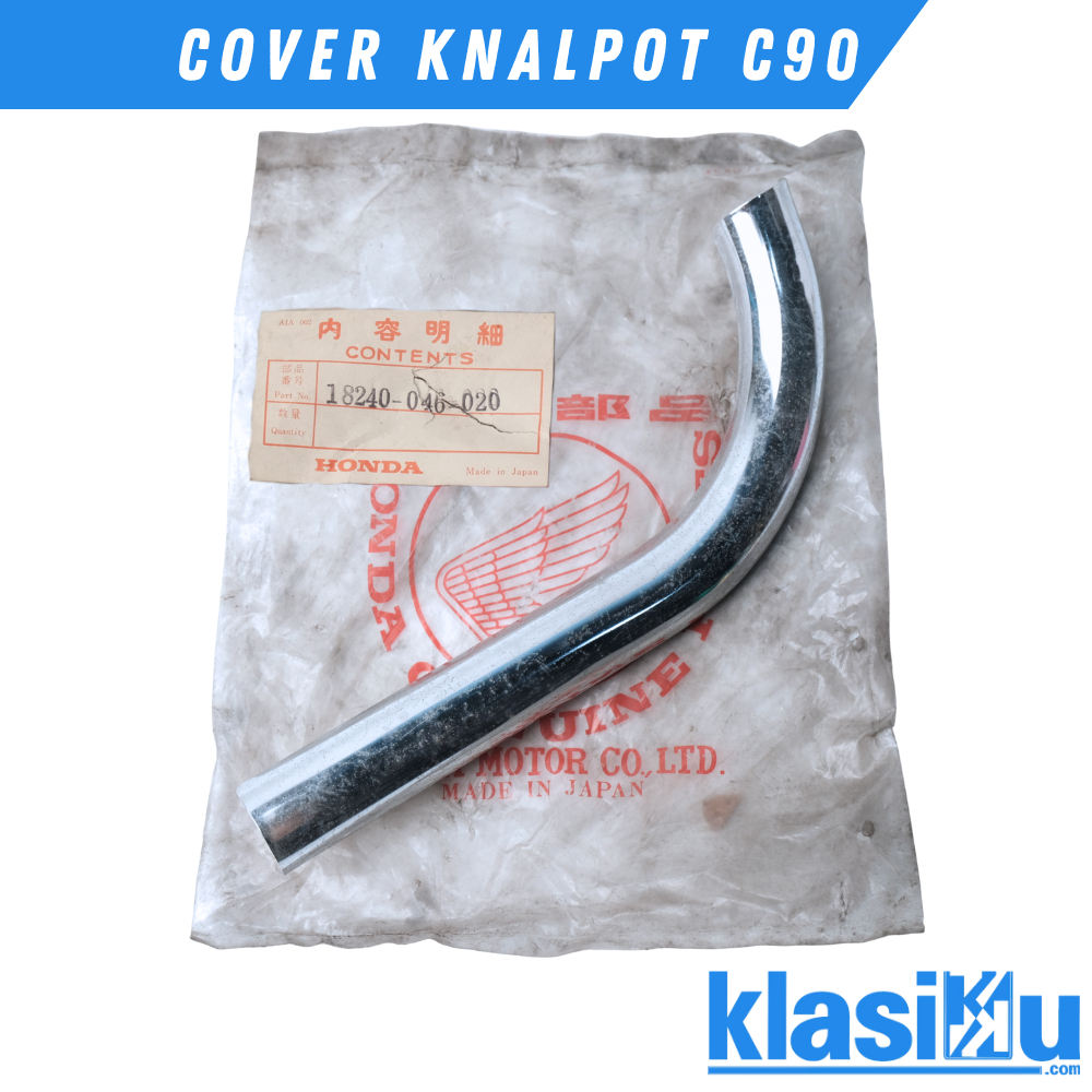 Cover knalpot C90 deluxe ori C90 pispot original Nos 18240 046 020