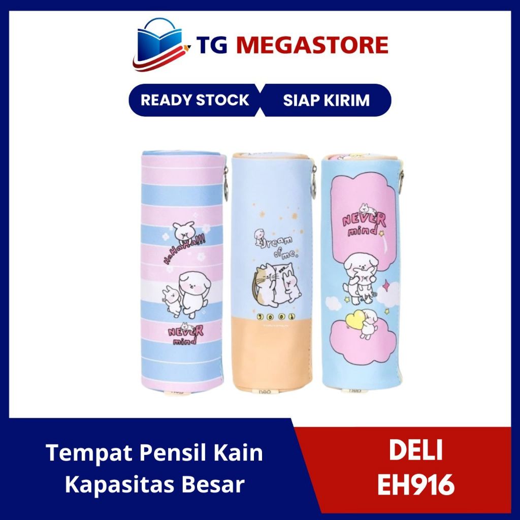 

Tempat Pensil Deli Kain Kapasitas Besar - EH916