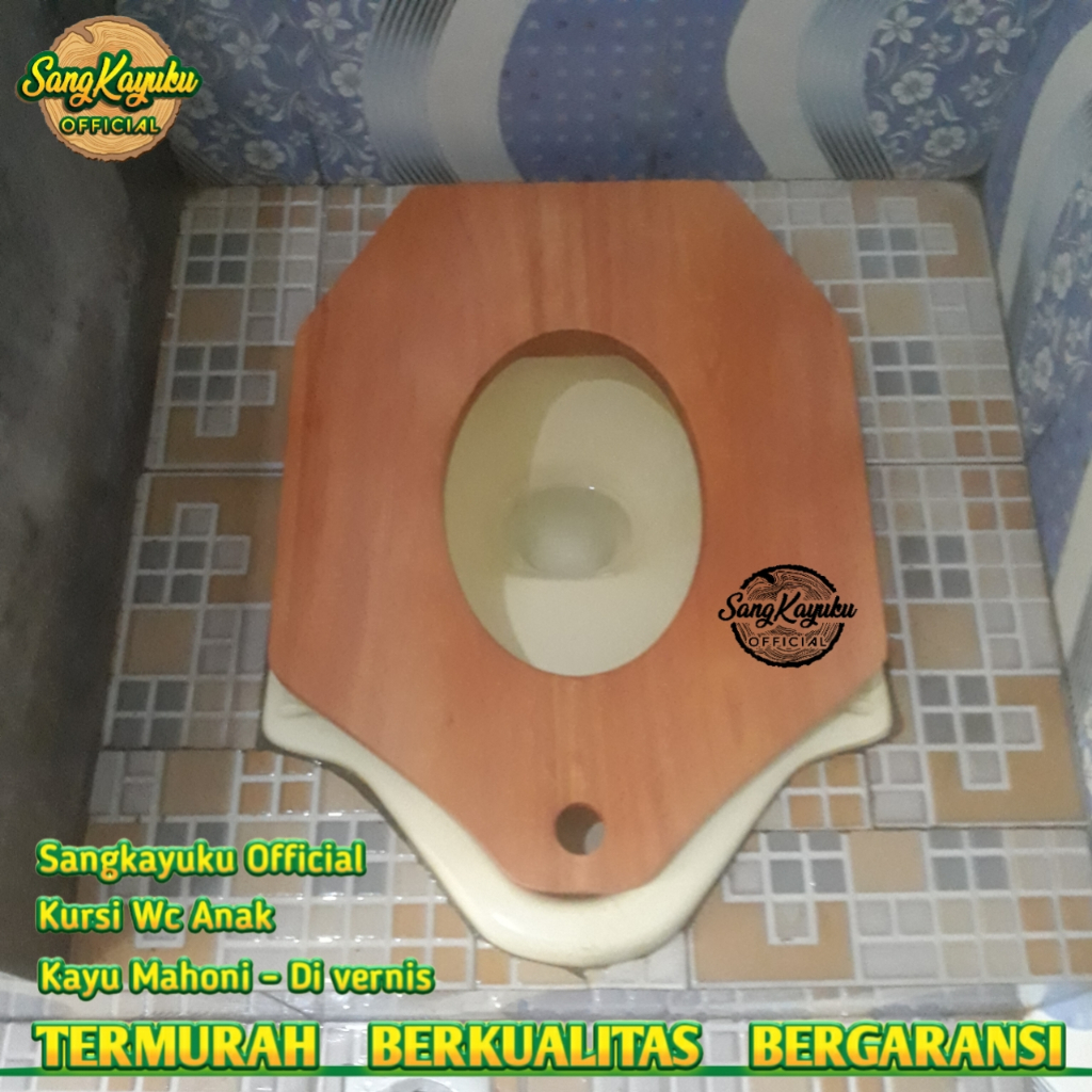 SangkayuKu kursi wc anak Toilet Jongkok Kamar Mandi kloset jongkok flush kursi toilet duduk kursi jo