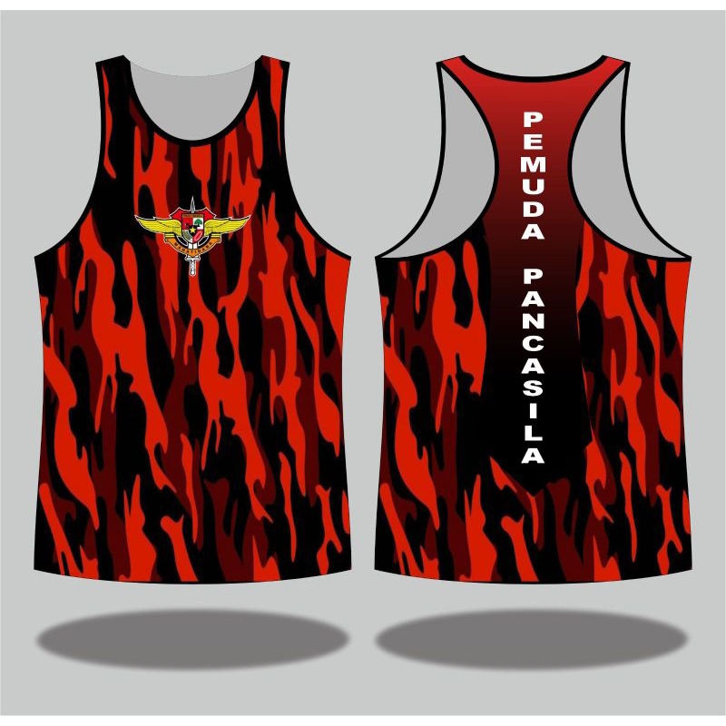 singlet loreng pemuda Pancasila lekmong pemuda pancasila