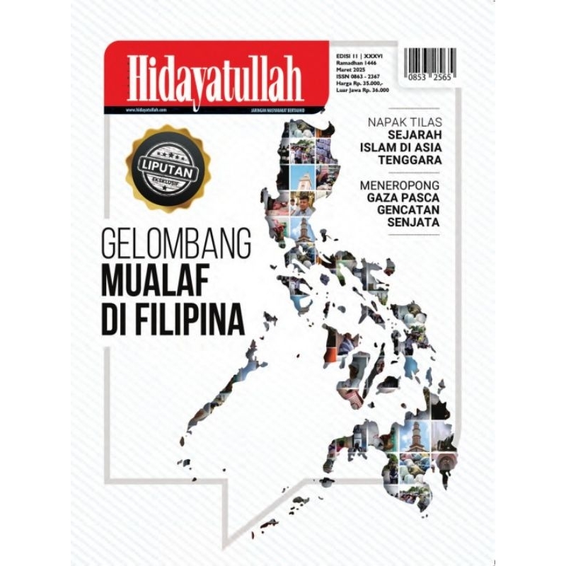 Majalah Hidayatullah Maret 2025 Gelombang Mualaf di Filipina