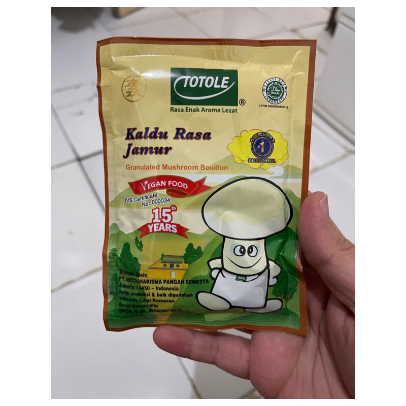 

Totole Kaldu Jamur 40gram