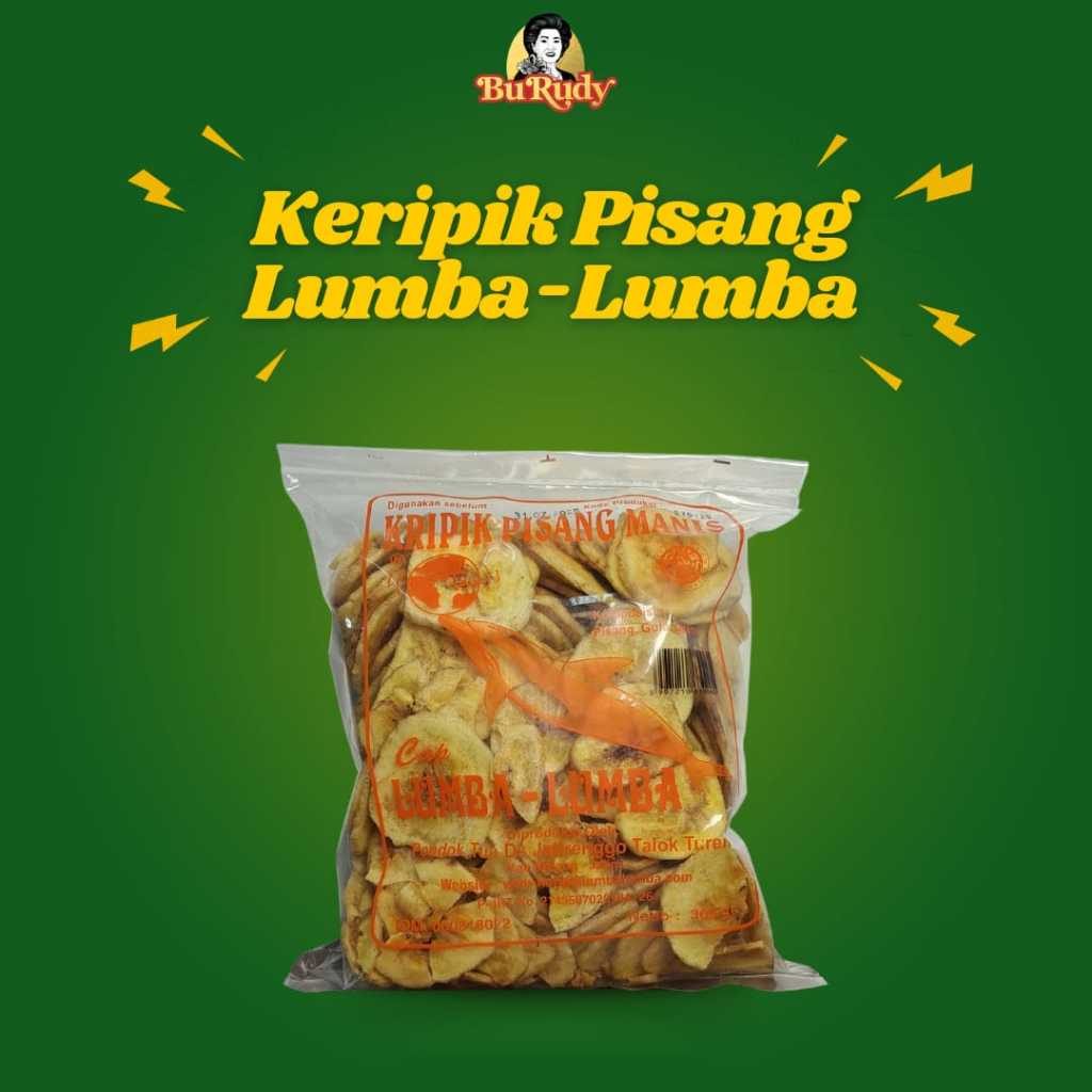 

Keripik Pisang Manis Lumba-Lumba 300gr